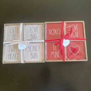 Rae Dunn coasters Valentine’s Day